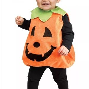 Pumpkin Costume Baby Toddler Halloween 0-24 Months
